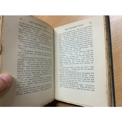 RARE* 1907 GEORGE A BIRMINGHAM "THE NORTHERN IRON" FICTION ANTIQUE BOOK (P4)