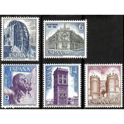 España. 1982. Mi # 2562 / 66. Landscape and Monuments