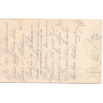 NICE PRINTED POSTCARD OF ELSENBORN MILITARY CAMP BELGIUM (4236)