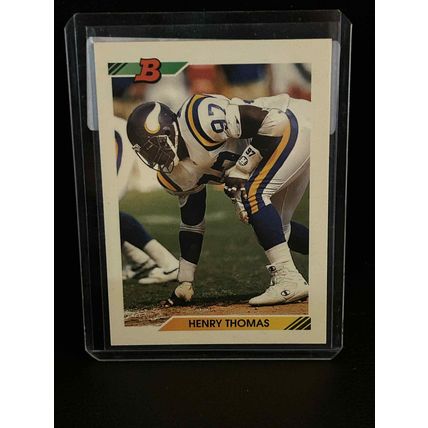 Henry Thomas #542 | 1992 Bowman Football Trading Card
