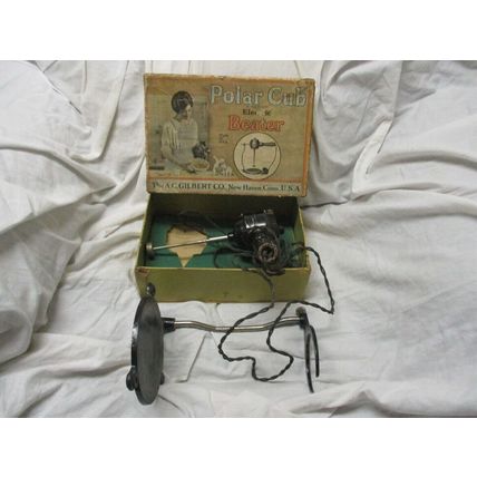 Vintage 1930's a.c. gilbert co. polar cub electric beater made in usa rare item.