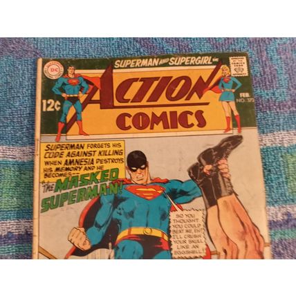 Silver Age DC Action Comics # 372 The Masked Superman 4.0 Very Good Shape 1969