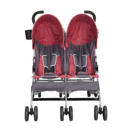 Delta Children LX Side by Side Stroller - with Recline, Storage & Compact Fold,