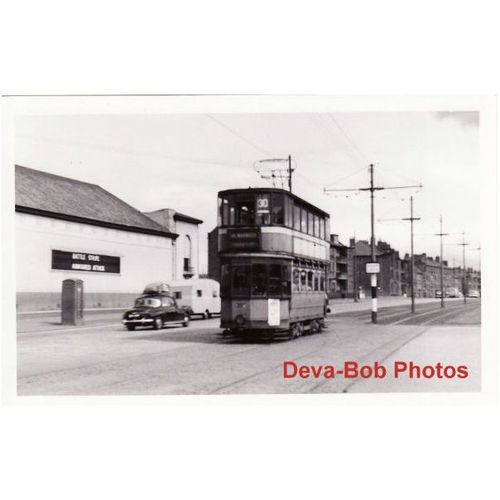 Tram Photo GLASGOW Standard Hex Dash Tramcar Car 237 Corporation Tramways