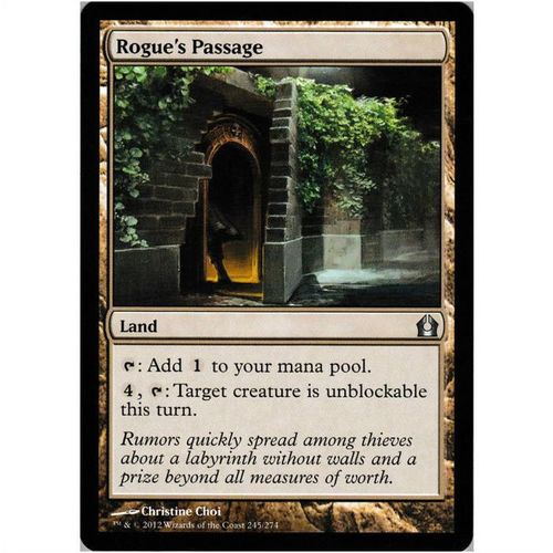 Magic the Gathering - Return to Ravnica - #245/274 - Rogue's Passage