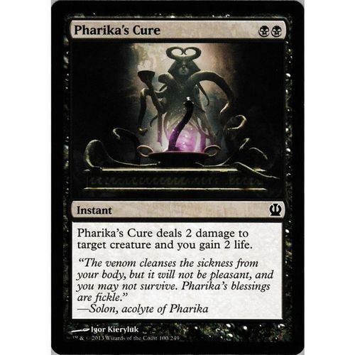 Magic the Gathering MTG Theros 100/249 Pharika's Cure