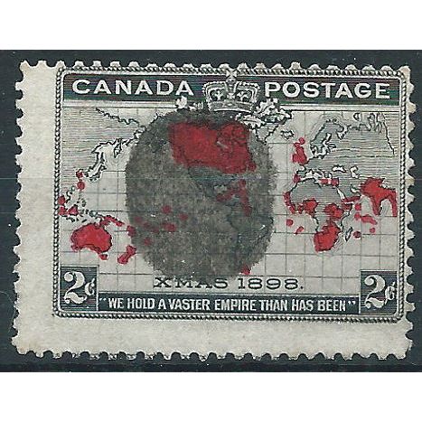 Canada 1898 SG166 2c Lavender Christmas Good/Fine Used....