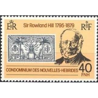 French New Hebrides 1979 Rowland Hill 40f 1925 Unmounted Mint NHM SG F287 stamp