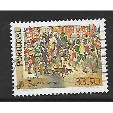 PORTUGAL 1982 EUROPA 33e.50 KING MANUEL SG 1879 FINE USED#