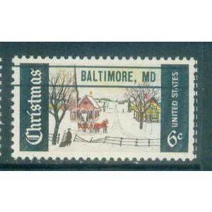 1384 6c Winter Scene Fine MNH MD. PreCnx R0350
