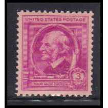 861 3c Ralph Emerson Fine Plus MNH KA2342