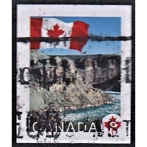 CANADA, 2006 'P' Flag and nat. Park die-cut, SG 2438 (Scott #2193), used