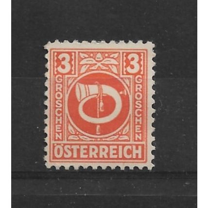 Austria.SG907 3g Posthorn (Orange).Mounted Mint.Aug22
