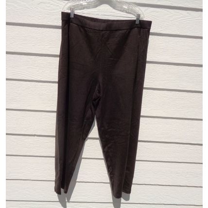 Eileen Fisher Womans Black Silk Pants 1X 38 Waist 028