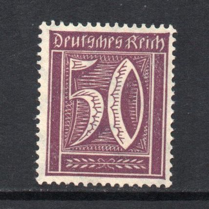 Germany - 1922 - 50pf Violet, Mint No Gum