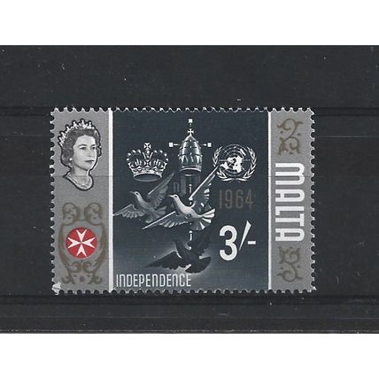 Malta.SG345 3s Independence,1964.Mounted Mint.May25a
