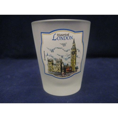 Elgate Historical London Collectible Frosted Shot Glass