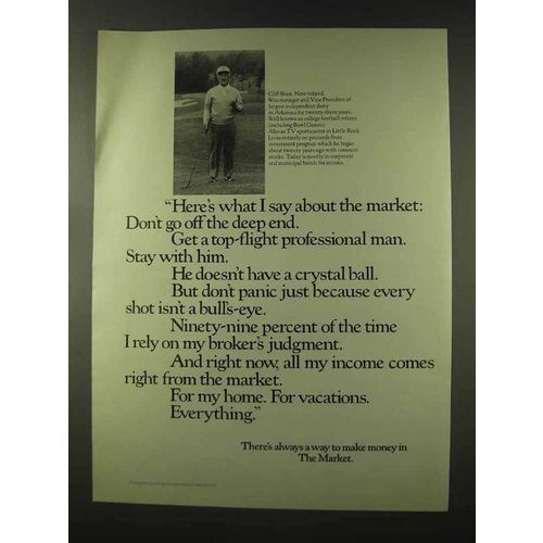 1973 Securities Industry Association Ad - About Market