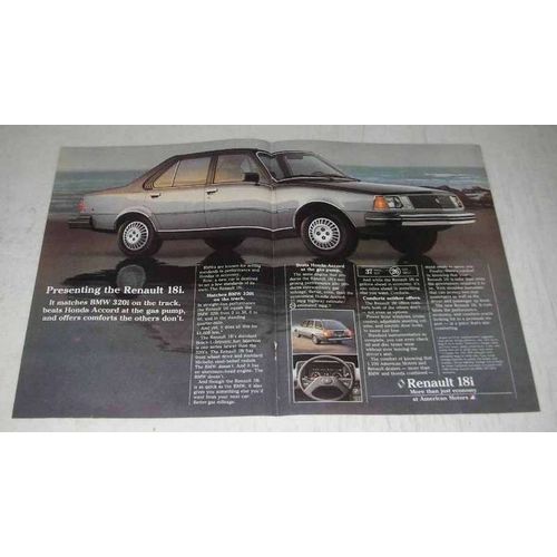 1980 Renault 18i Car Ad - Presenting