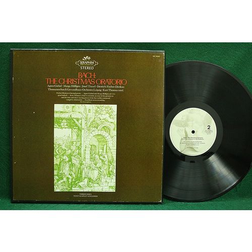 Thomas/Giebel/Hoffgen/Traxel - Bach: Christmas Oratorio - 3-LP - SIC 6040 - NM