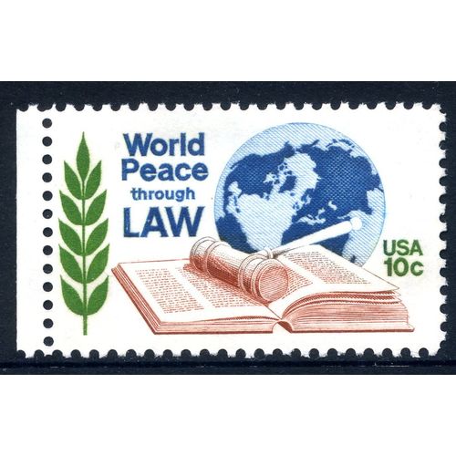 USA 1975 World Peace Through Law, Scott 1576, MNH
