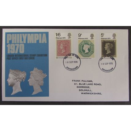 POST OFFICE - PHILYMPIA 1970 FIRST DAY COVER