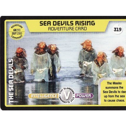 Doctor Who Monster Invasion Extreme TCG 319 Sea Devils Rising