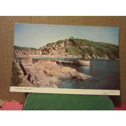 BANJO PIER, LOOE,CORNWALL. used postcard by Jarrold =
