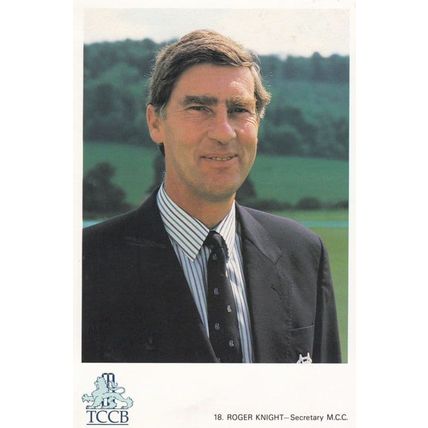 Roger Knight Marleybone Cricket Club London Secretary Cricket Player Postcard