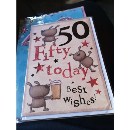 Age Birthday Cards 40 50 60