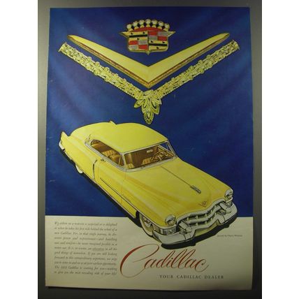 1953 Cadillac Cars Advertisement - Jewels by Harry Winston