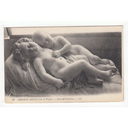 Sleep of Innocence Osborne House Isle of Wight Postcard Levy LL 19