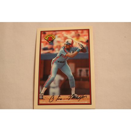 Otis Nixon 1989 Bowman TIFFANY NO. 366