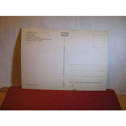 GRUSSE AUS LUXEMBURG, LUXEMBOURG, multiview ,unused vintage postcard =