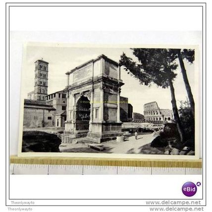 ARC OF TITUS, ROME, ITALY, 1937, Postcard