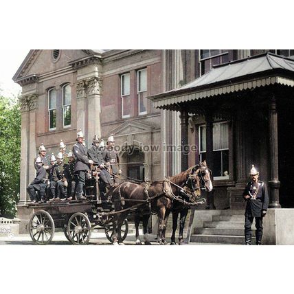 iwc073 - Sandown Fire Brigade , Isle of Wight - print 6x4