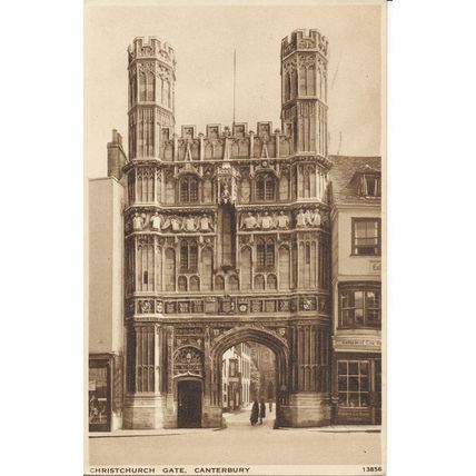 PC21509 Christchurch Gate. Canterbury. Salmon. No 13856. 1938