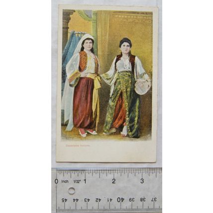 vintage postcard Danseuses Turques