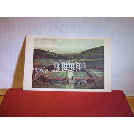 LONGLEAT HOUSE, WILTSHIRE painted by Jan Siberechts in 1676 unused postcard =