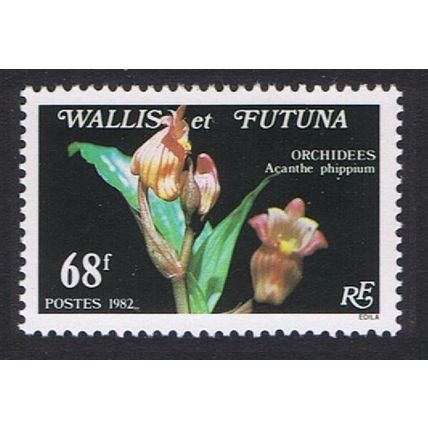 Wallis and Futuna Orchids Acanthe Phippium 68f 1982 MNH SG#397 Sc#284
