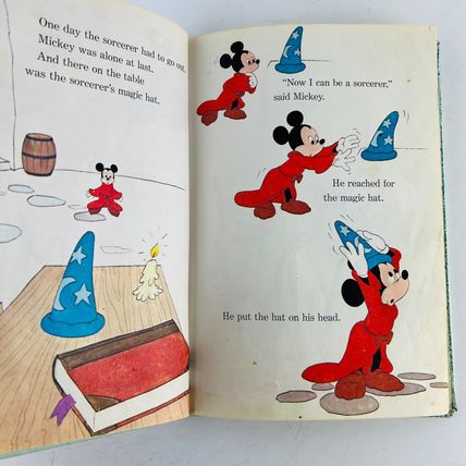 Walt Disney The Sorcerers Apprentice Vintage Hardcover Book