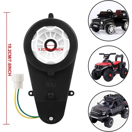 24V Kids Ride on Car Gearbox 24V 40000RPM Motor 2Pcs Electric Motor Gearbox Moto