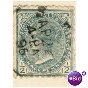 NSW 1892 - SG272 - ½d Grey - QV - used