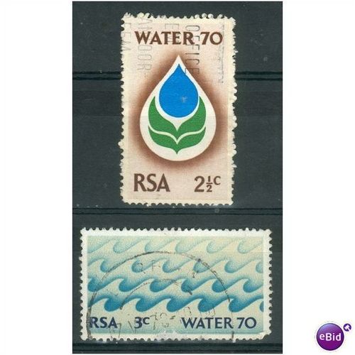 South Africa 1970 - SG 299/300 - Water 70 Campaign set - used