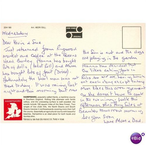 GB Postcard - Hampshire - 2