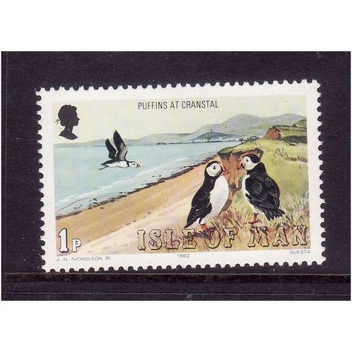 ISLE OF MAN 1983 1p ATLANTIC PUFFINS SG232 U/M MINT