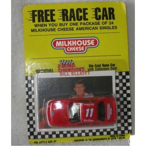 1991 Bill Elliot #11 Milkhouse Cheese Racing Champions NASCAR