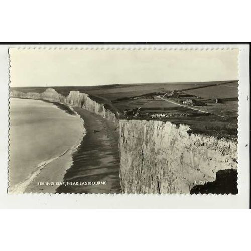 Sussex EASTBOURNE Birling Gap Postcard by Valentine (L 7559)