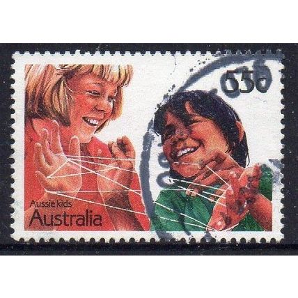 Australia 1987 Aussie Kids - Playing Cat's Cradle 55c Used