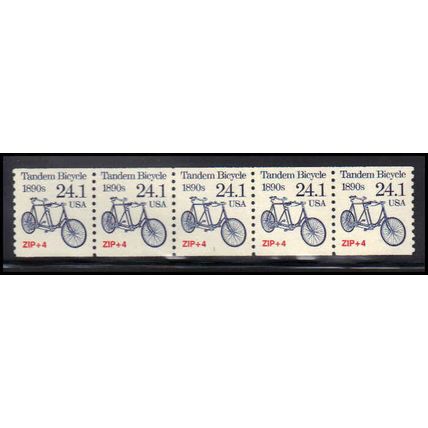2266 24.1c Tandem Bicycle Very Fine MNH Dry Gum PNC 1/5 X1362